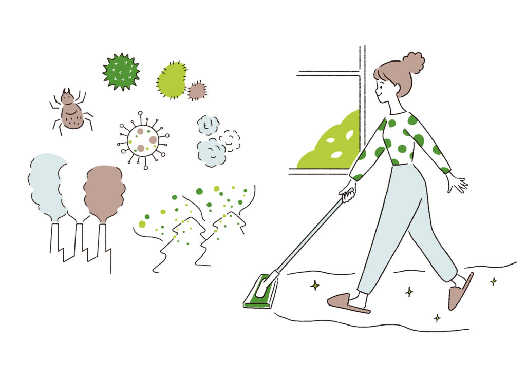 【お仕事】三省製薬株式会社「デルメッド通信2021春号」イラスト